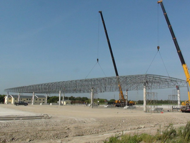 昆明收费站网架工程